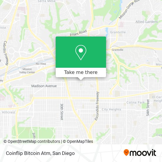 Mapa de Coinflip Bitcoin Atm