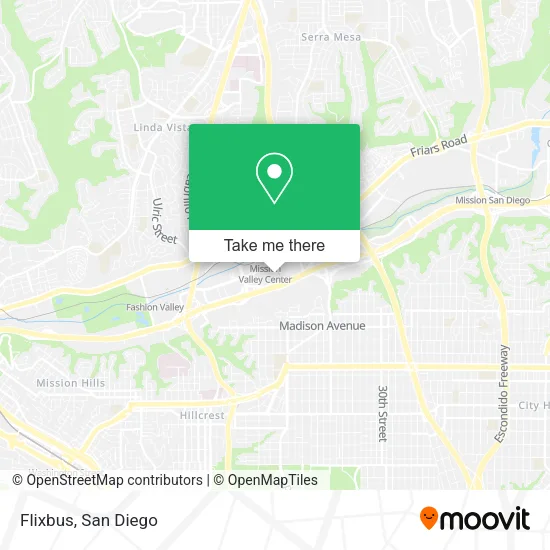 Flixbus map
