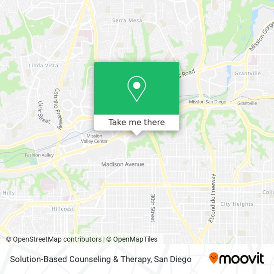 Solution-Based Counseling & Therapy map