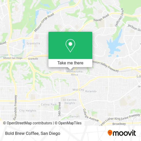 Bold Brew Coffee map