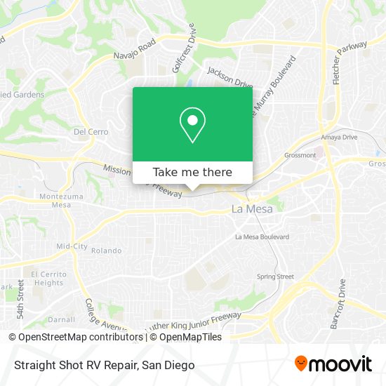 Mapa de Straight Shot RV Repair