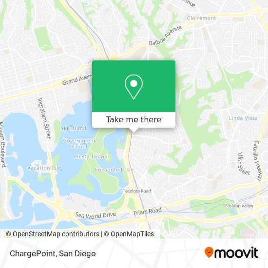 ChargePoint map