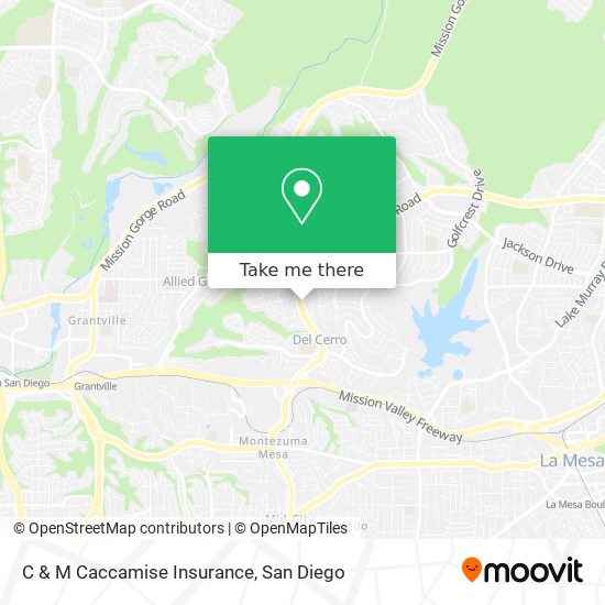 C & M Caccamise Insurance map