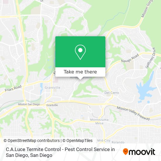 C.A.Luce Termite Control - Pest Control Service in San Diego map