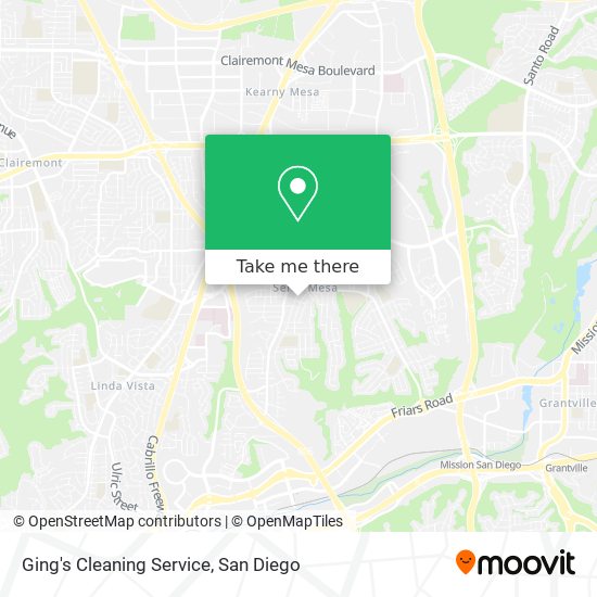 Mapa de Ging's Cleaning Service