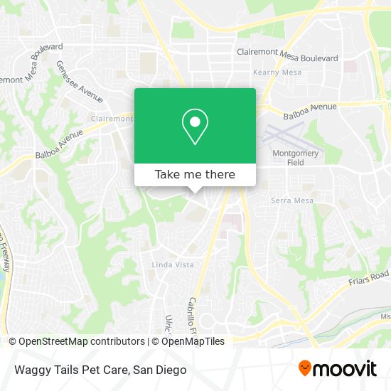 Waggy Tails Pet Care map