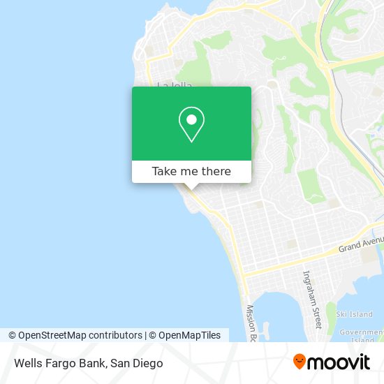 Wells Fargo Bank map