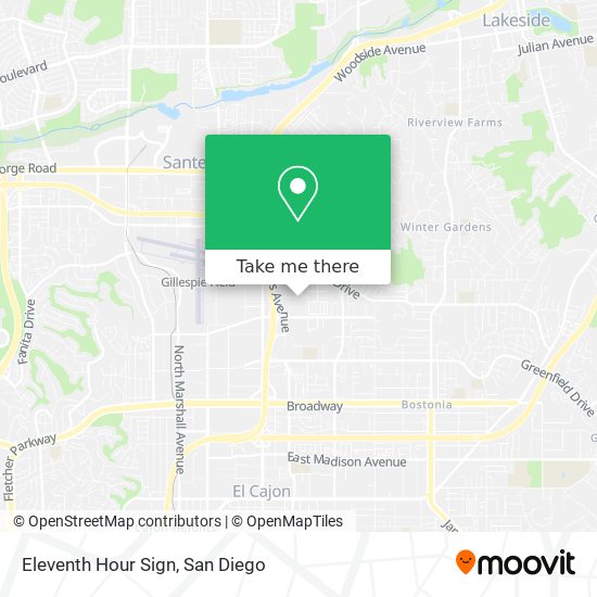 Eleventh Hour Sign map