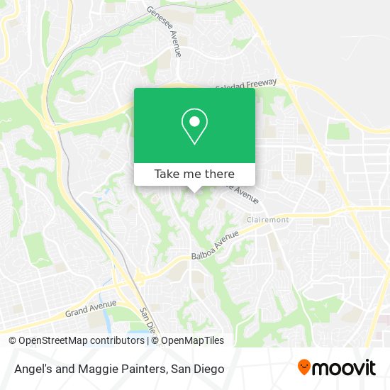 Angel's and Maggie Painters map