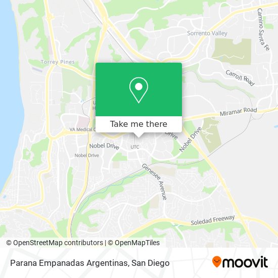 Mapa de Parana Empanadas Argentinas