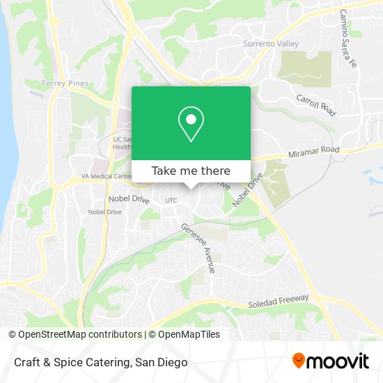 Craft & Spice Catering map