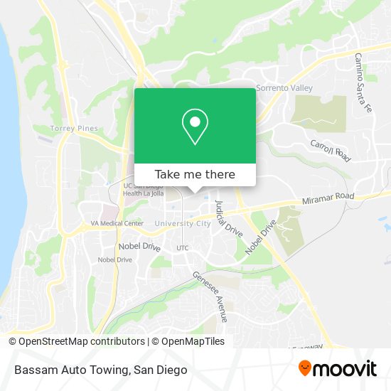 Mapa de Bassam Auto Towing