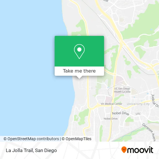 Mapa de La Jolla Trail