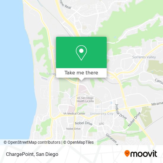 Mapa de ChargePoint