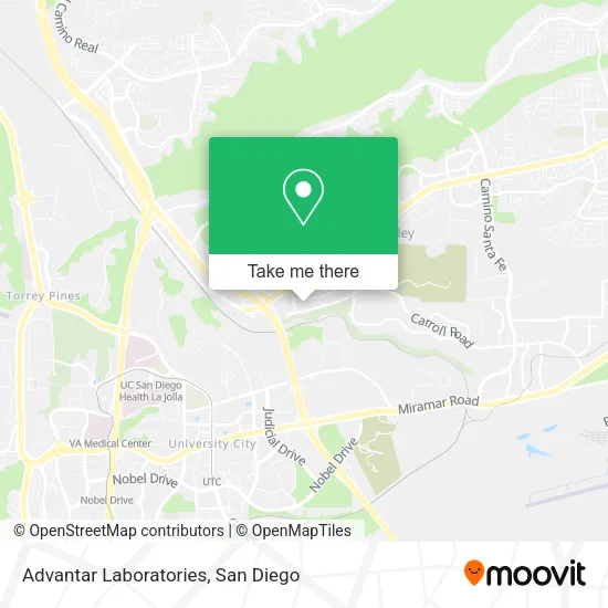 Mapa de Advantar Laboratories