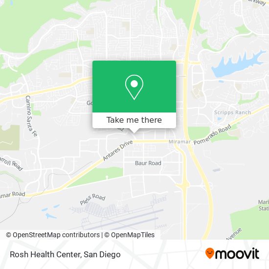 Rosh Health Center map