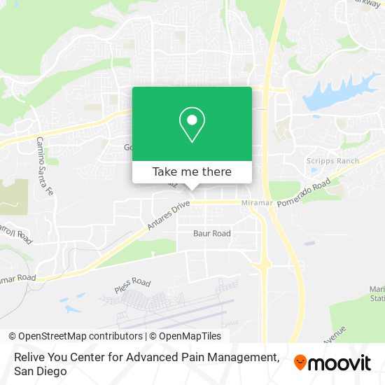 Mapa de Relive You Center for Advanced Pain Management