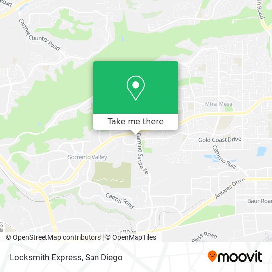 Locksmith Express map