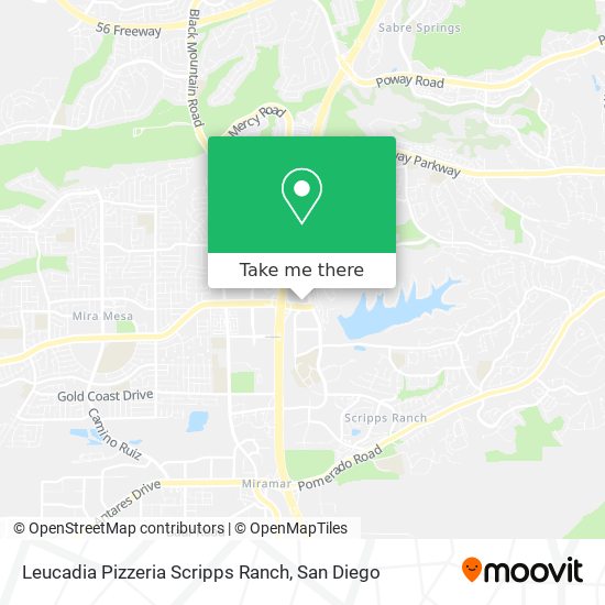 Leucadia Pizzeria Scripps Ranch map
