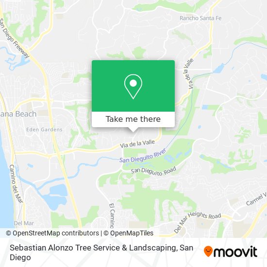 Sebastian Alonzo Tree Service & Landscaping map