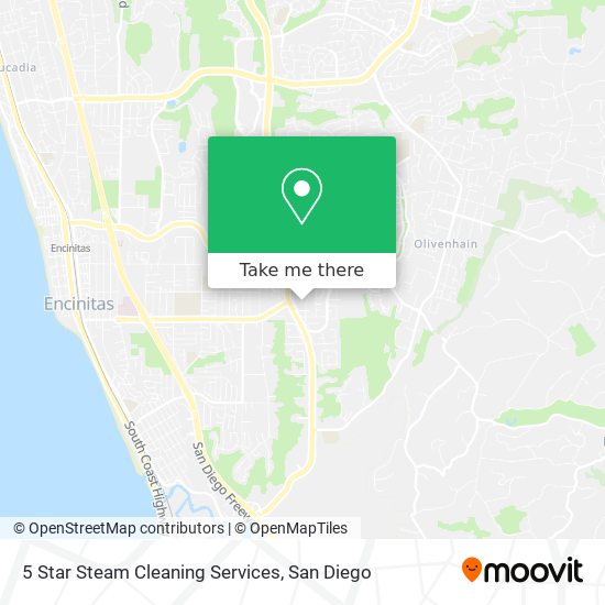 5 Star Steam Cleaning Services map