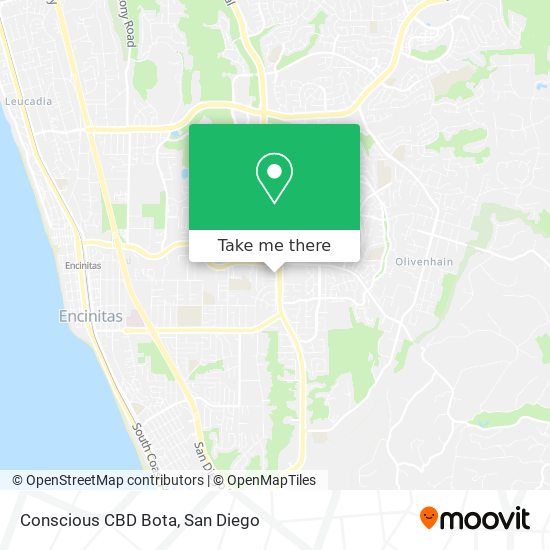 Conscious CBD Bota map