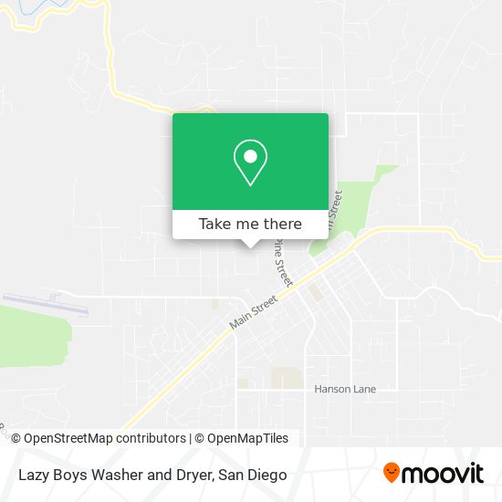 Lazy Boys Washer and Dryer map