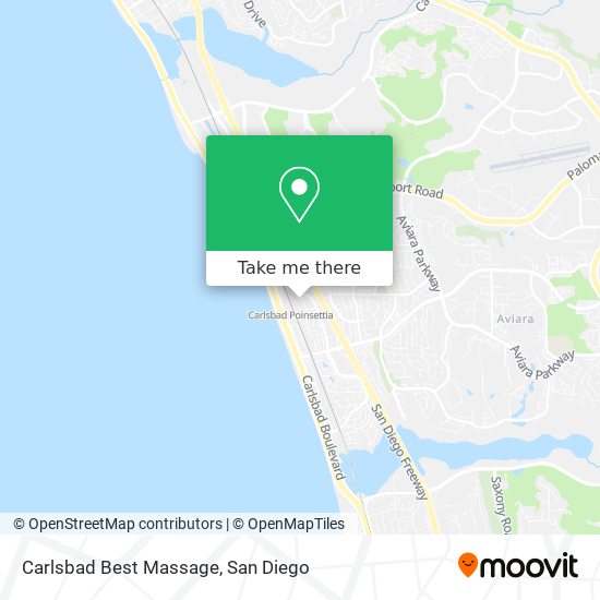 Mapa de Carlsbad Best Massage