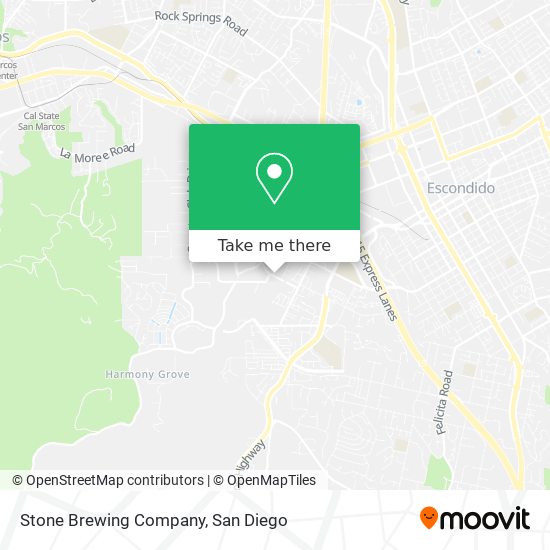 Mapa de Stone Brewing Company