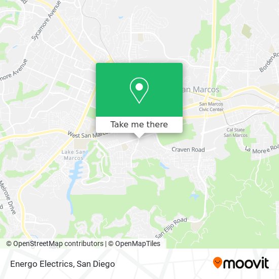 Energo Electrics map