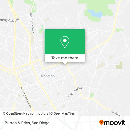 Burros & Fries map