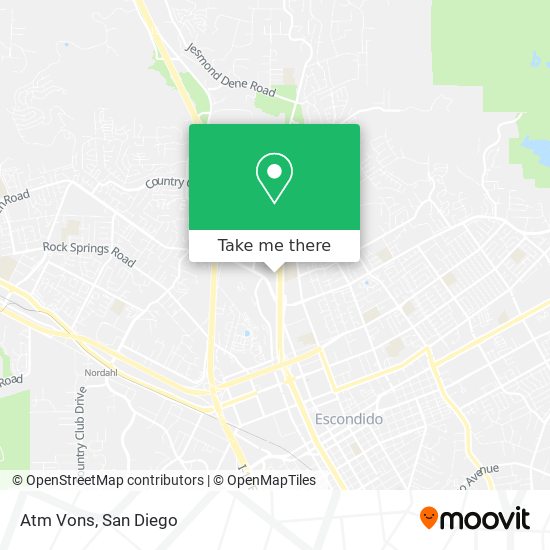 Atm Vons map