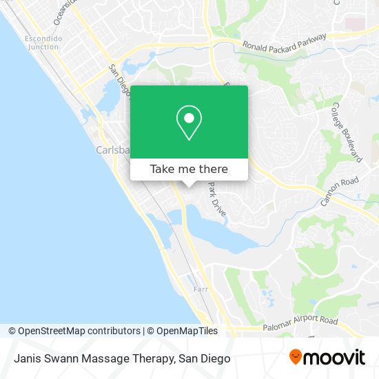 Mapa de Janis Swann Massage Therapy