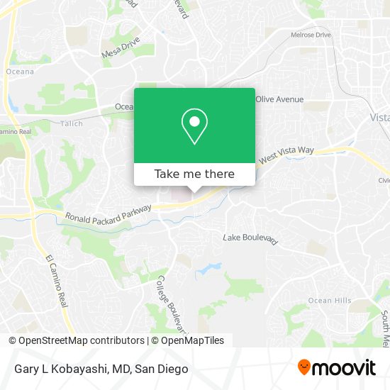 Mapa de Gary L Kobayashi, MD