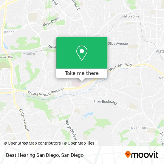 Mapa de Best Hearing San Diego