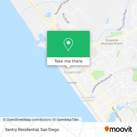 Mapa de Sentry Residential