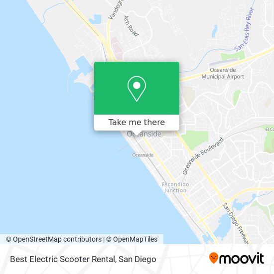 Best Electric Scooter Rental map