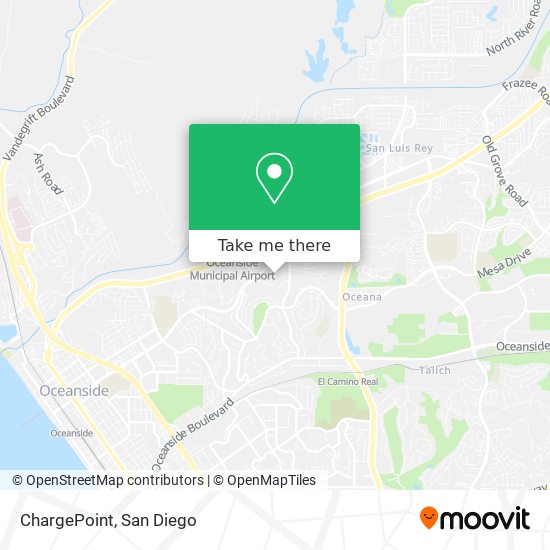 Mapa de ChargePoint