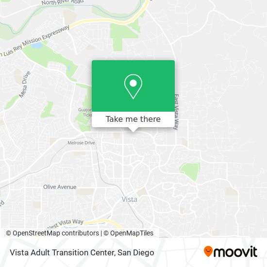 Mapa de Vista Adult Transition Center