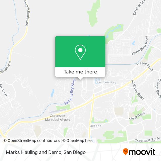 Marks Hauling and Demo map