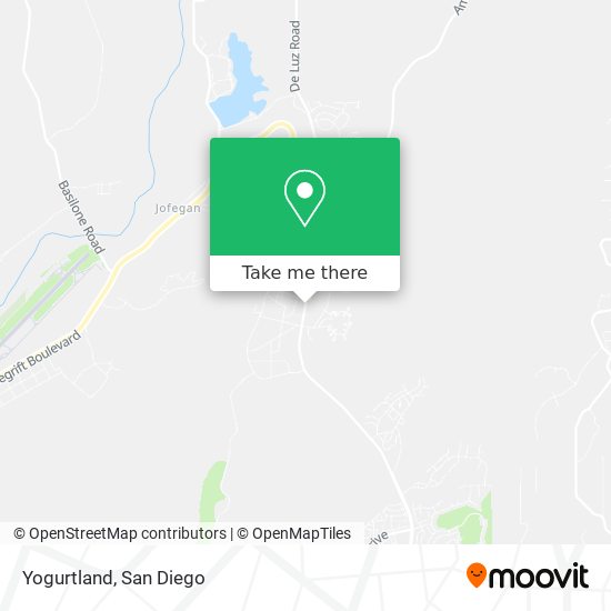 Yogurtland map