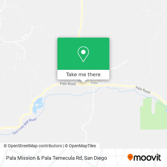 Mapa de Pala Mission & Pala Temecula Rd