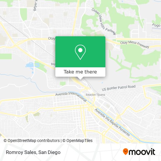 Romroy Sales map