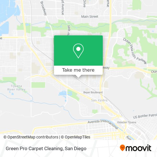 Mapa de Green Pro Carpet Cleaning