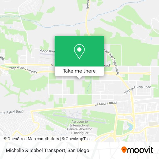 Mapa de Michelle & Isabel Transport