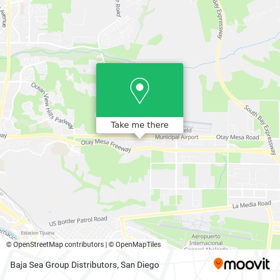 Baja Sea Group Distributors map