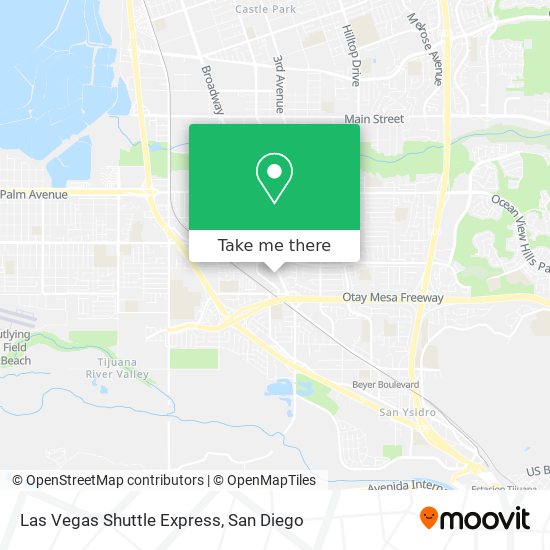 rueda fuego familia real Cómo llegar a Las Vegas Shuttle Express en San Diego en Autobús o Tranvía?