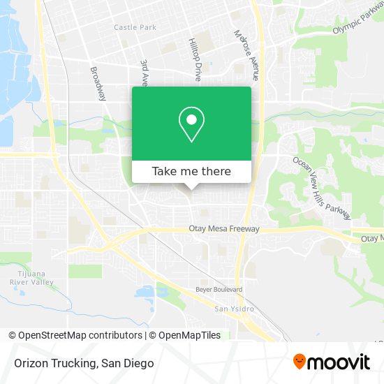 Mapa de Orizon Trucking