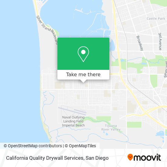 Mapa de California Quality Drywall Services