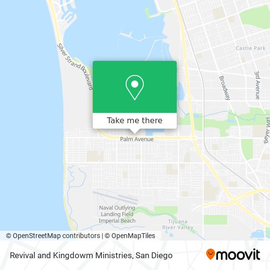 Revival and Kingdowm Ministries map